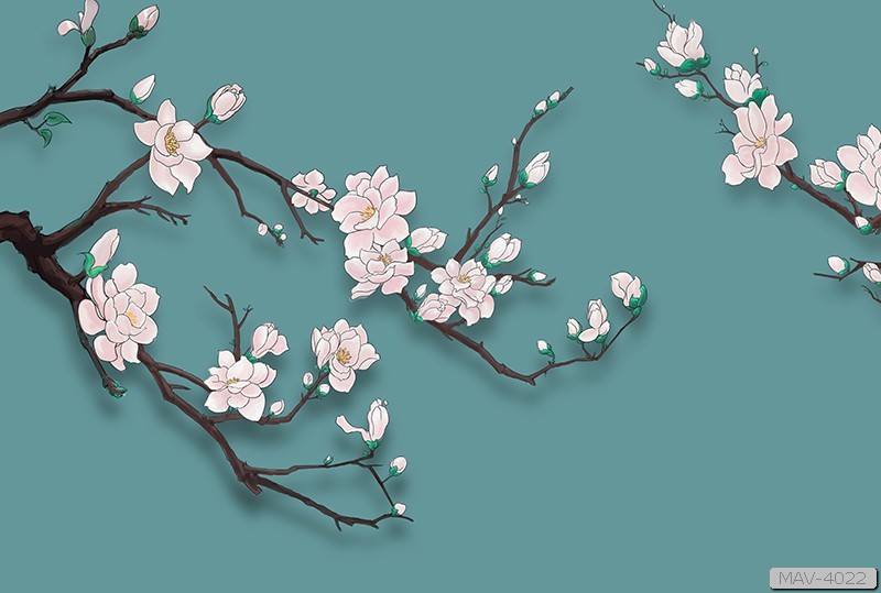 Cành hoa mộc lan MAV-4022